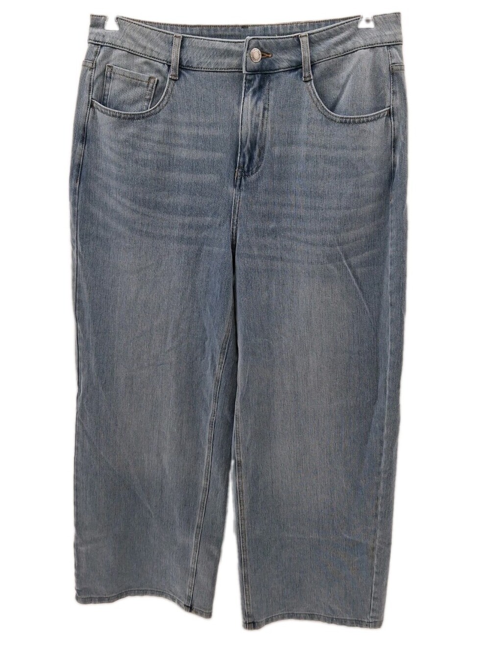 Halara Jeans Womens Medium Blue Denim Wide Leg Baggy Casual Stretch Y2k Pants
